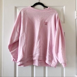 LAST CHANCE Top Shop LOVE Sweatshirt